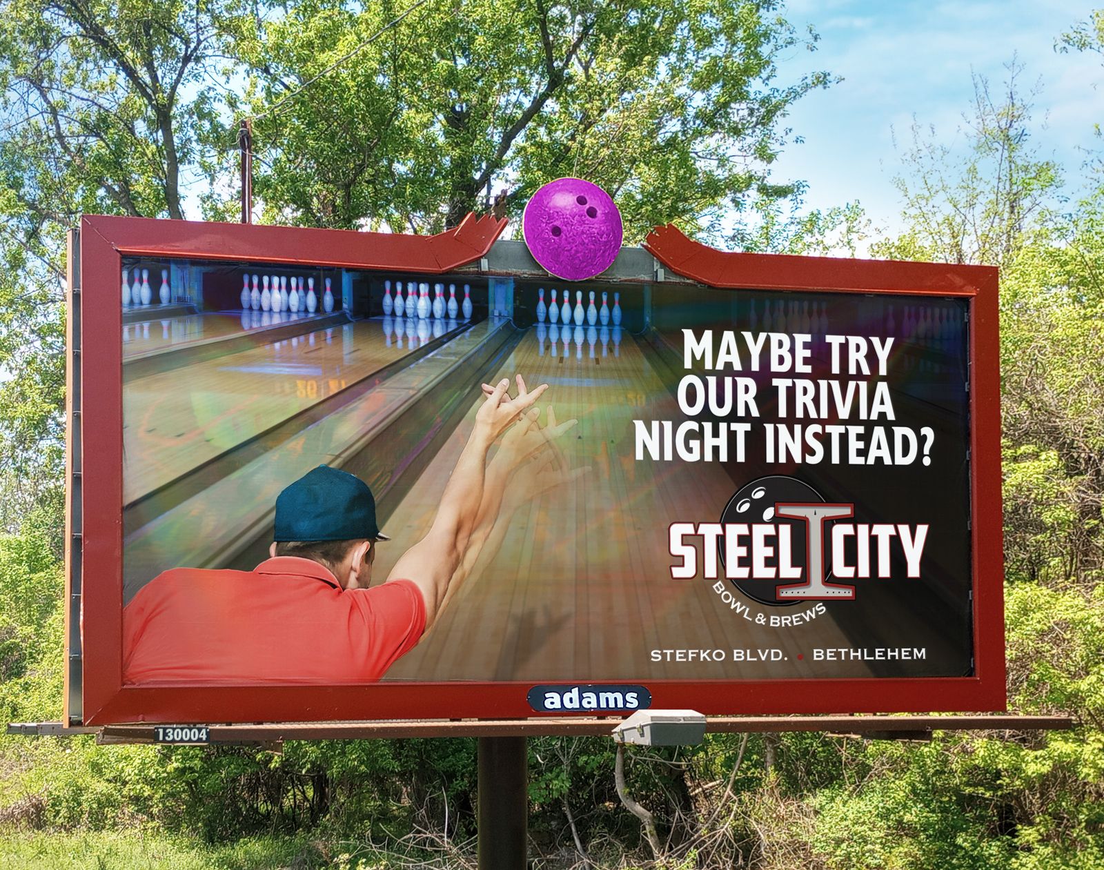 Billboard takeaway
