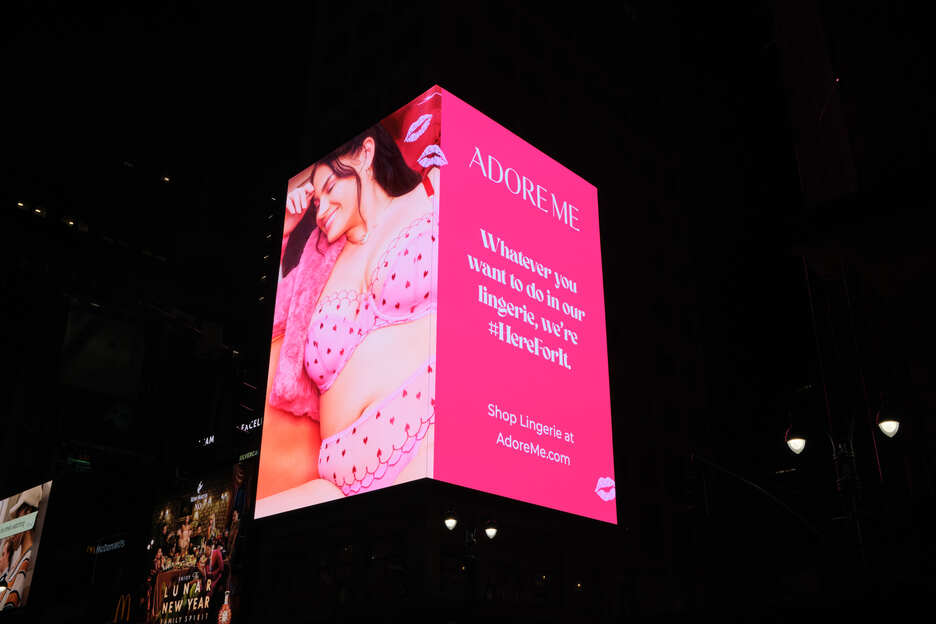 Adore Me Campaign Billboard