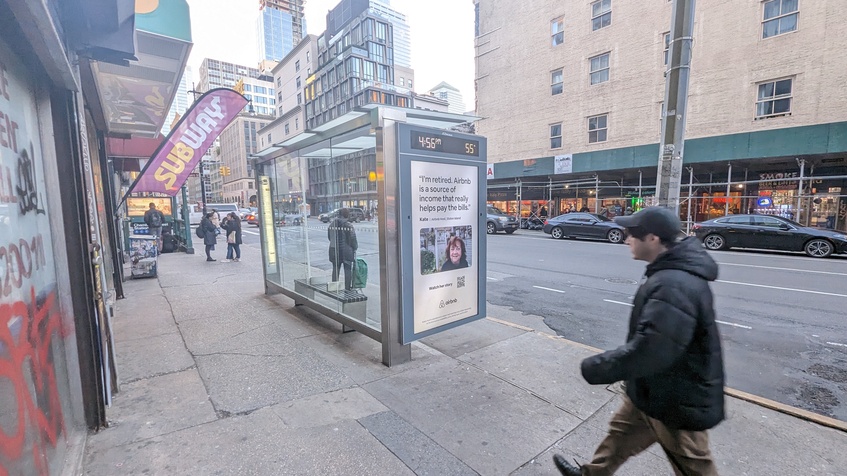 Billboard in New York