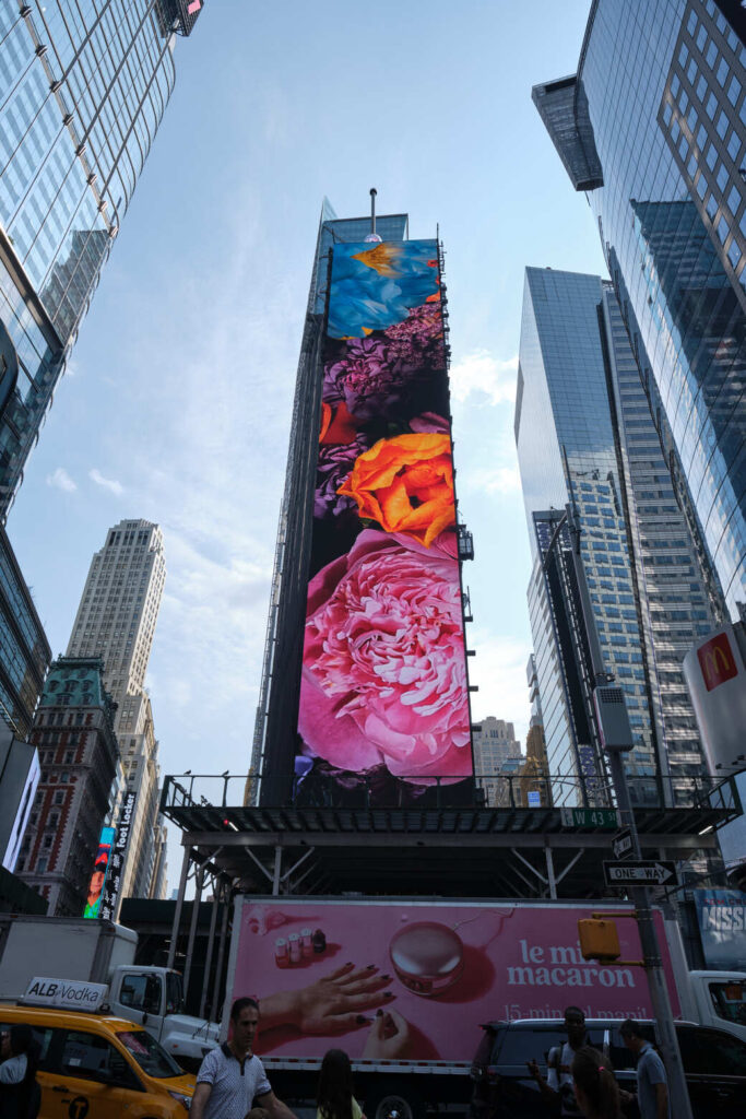 Billboard in Time Square