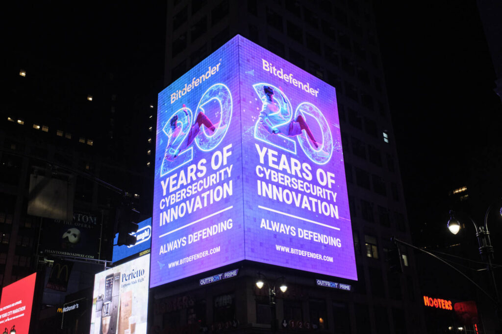 Billboard in Time Square