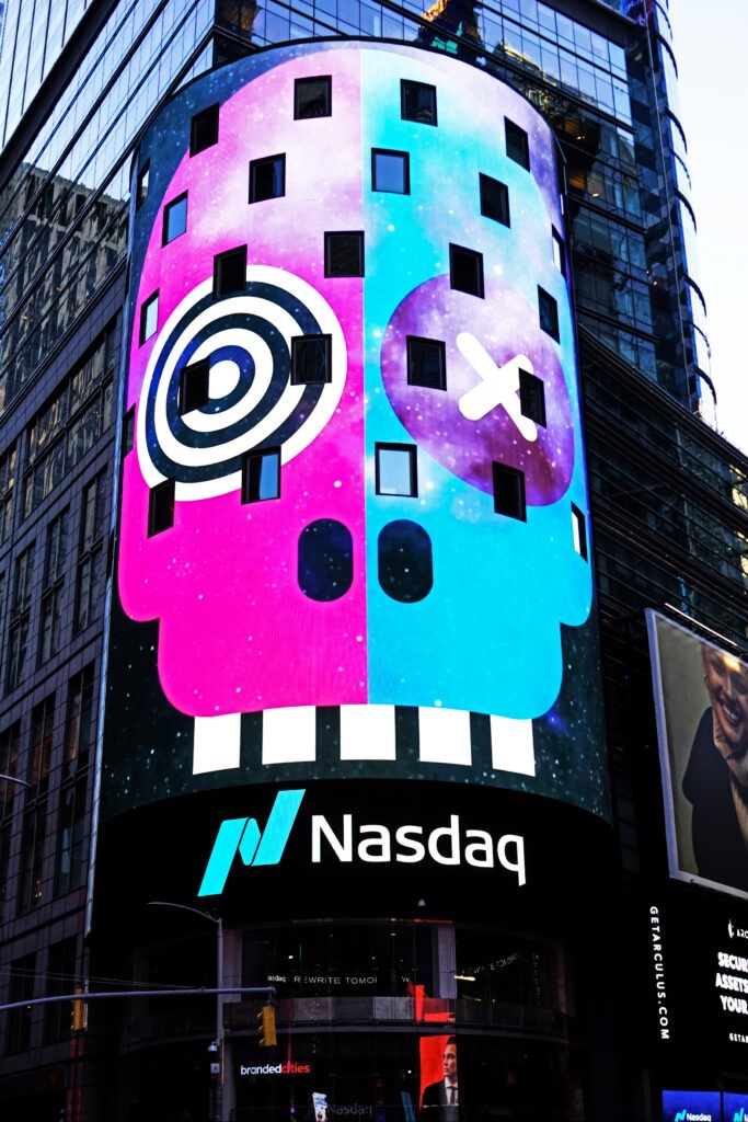 NFT-powered digital billboard campaign by Blindspot