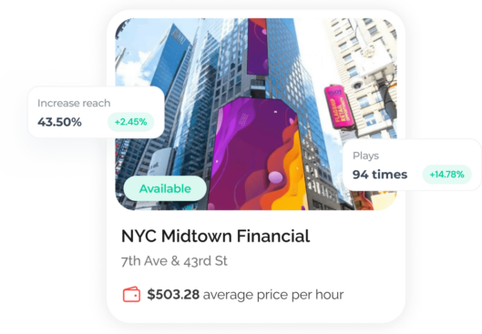 Choose billboard locations on Blindspot platform