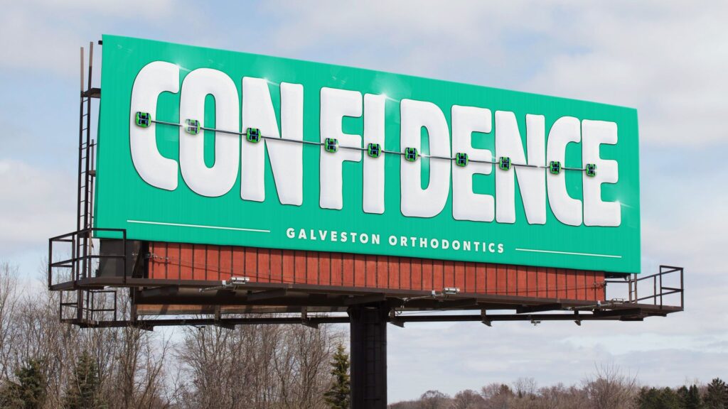 OOH promoting confidence