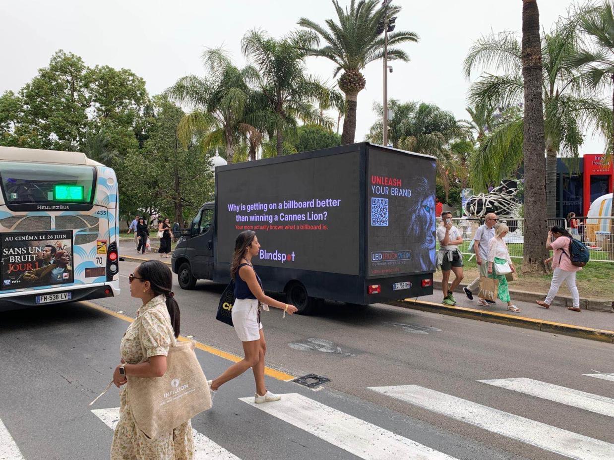 billboard truck