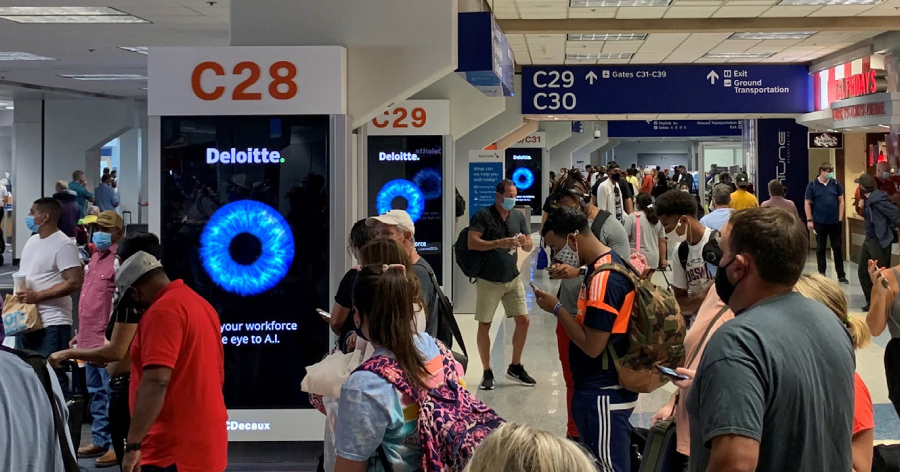Digital out-of-home advertising screens in public and urban locations