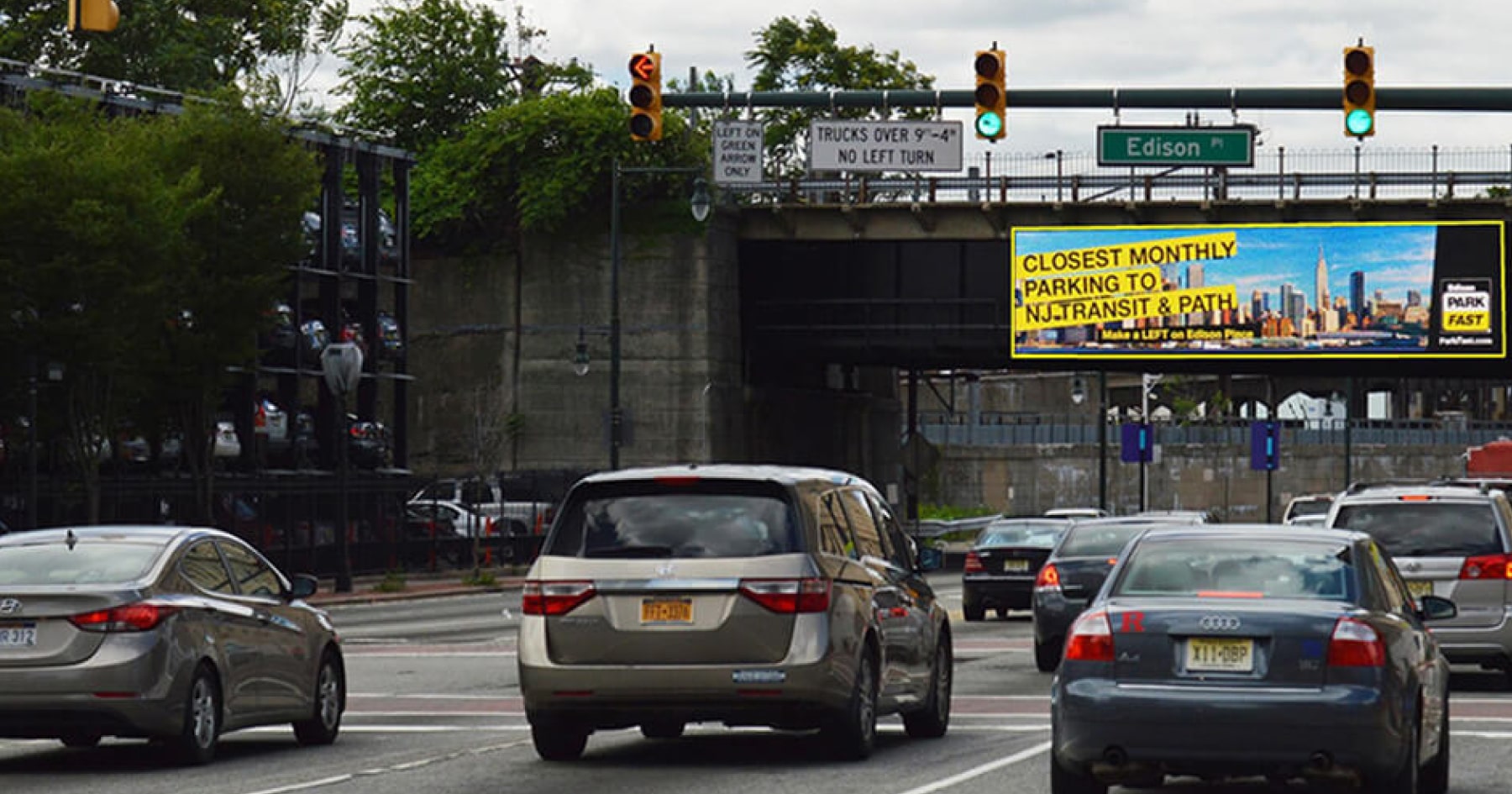 Digital out-of-home advertising screens in public and urban locations