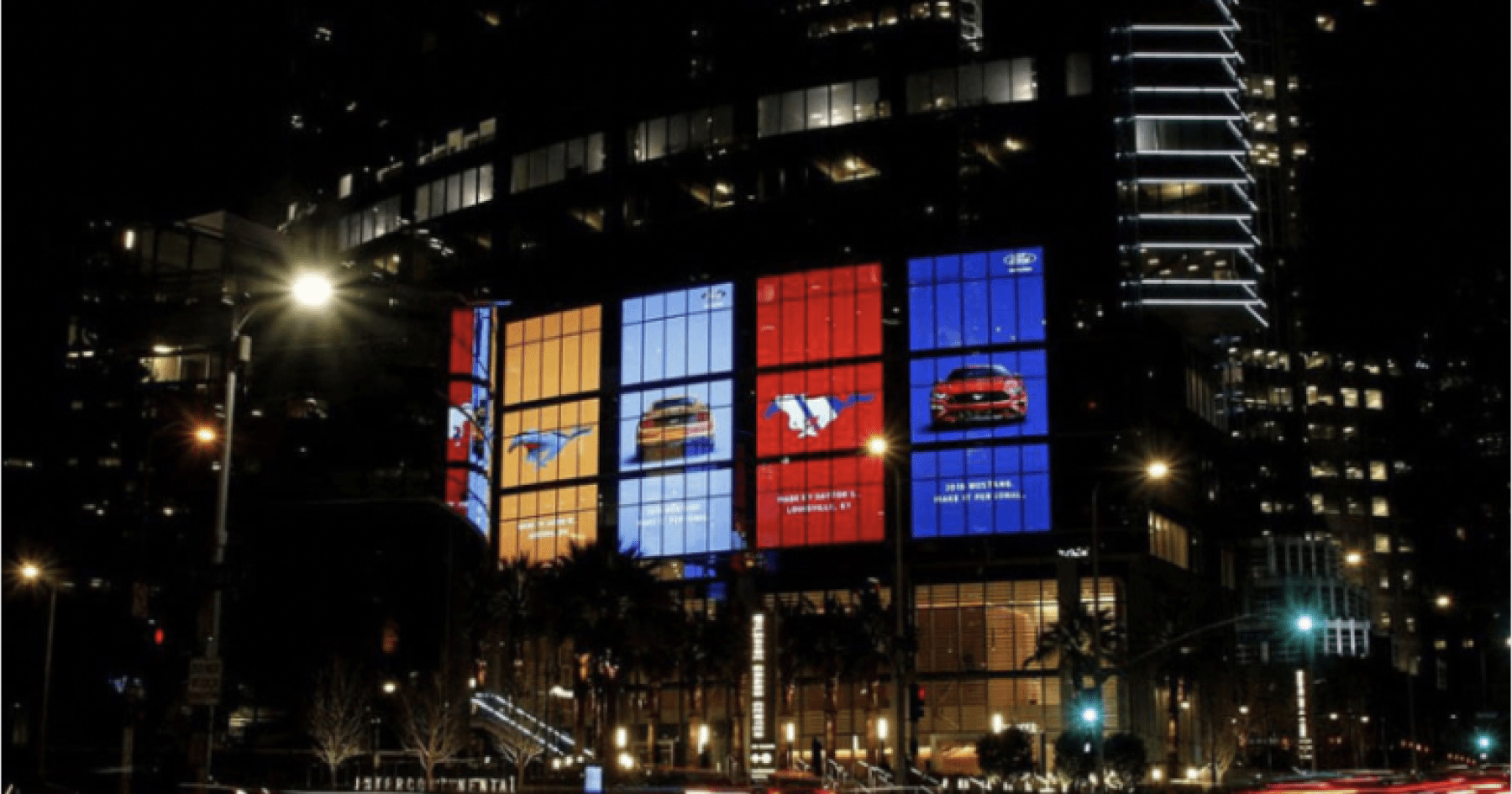 Digital out-of-home advertising screens in public and urban locations