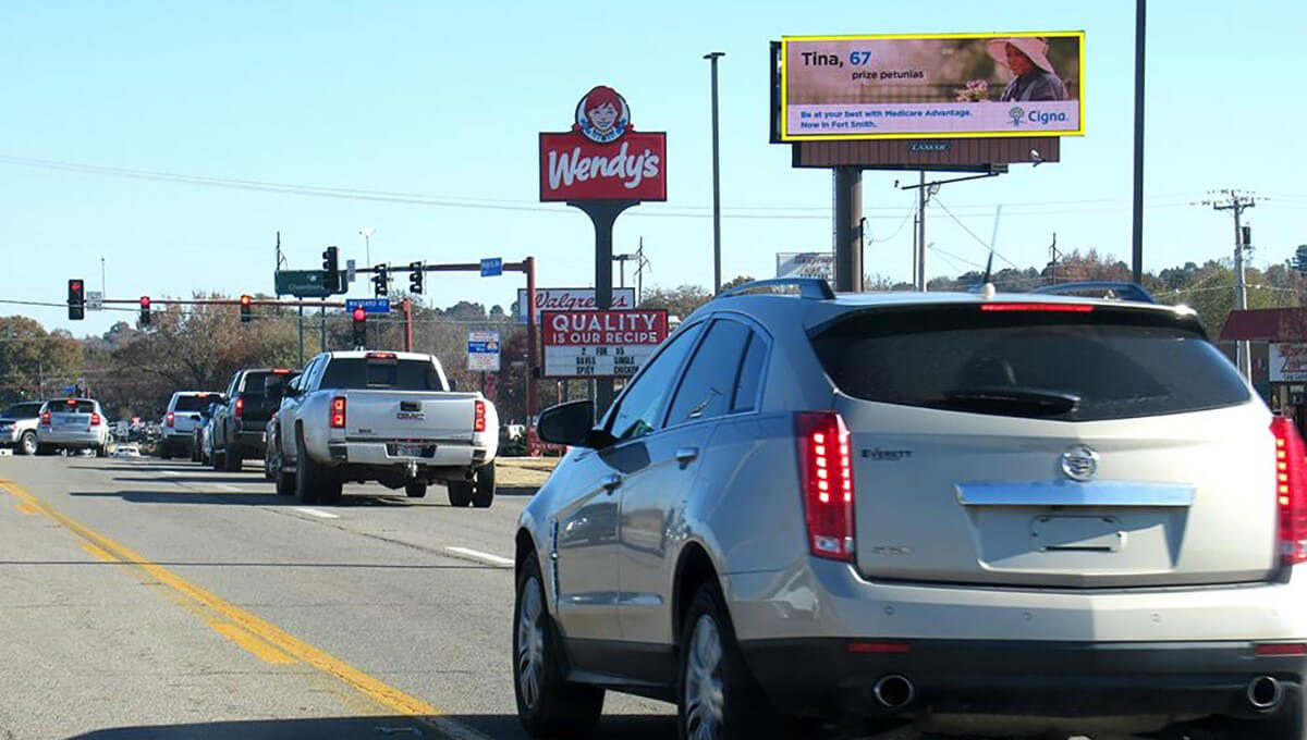 Outdoor digital billboard advertising in Arkansas