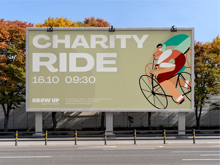 Charity ride OOH