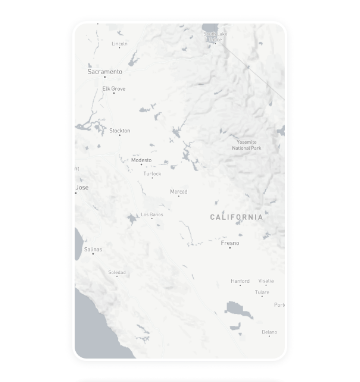 cards-California Digital out-of-home advertising inventory card for California