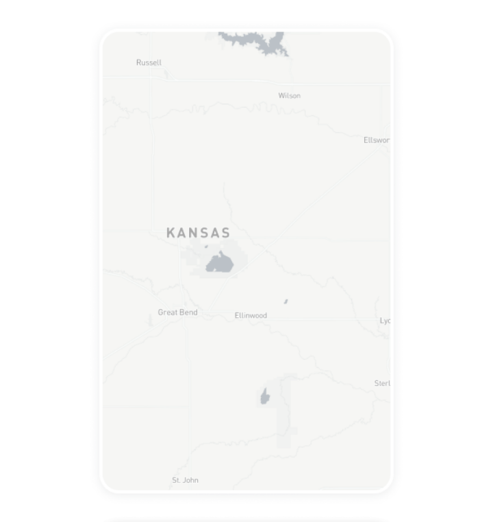 Digital out-of-home advertising inventory card for Kansas