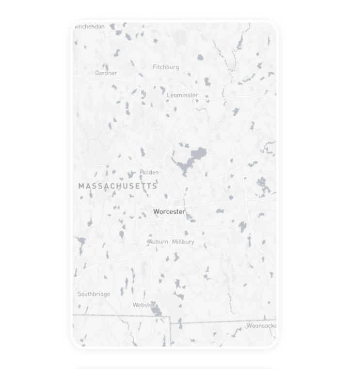 Digital out-of-home advertising inventory card for Massachusetts