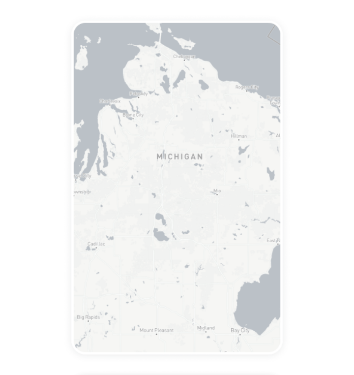 cards-Michigan Digital out-of-home advertising inventory card for Michigan