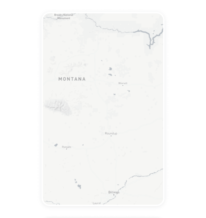 cards-Montana Digital out-of-home advertising inventory card for Montana