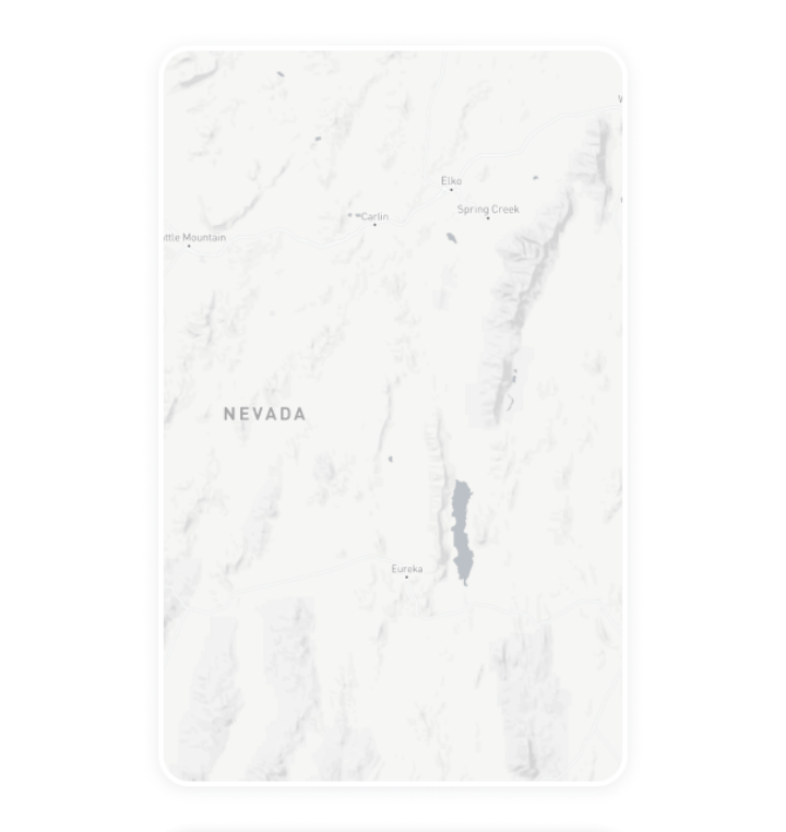 Digital out-of-home advertising inventory card for Nevada