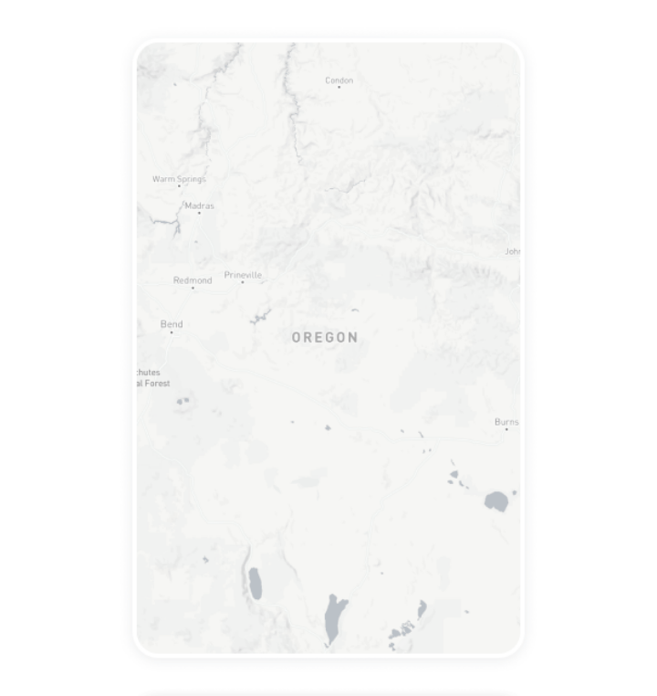 cards-Oregon Digital out-of-home advertising inventory card for Oregon