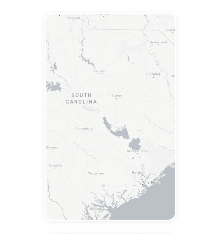 cards-South-Carolina Digital out-of-home advertising inventory card for South Carolina