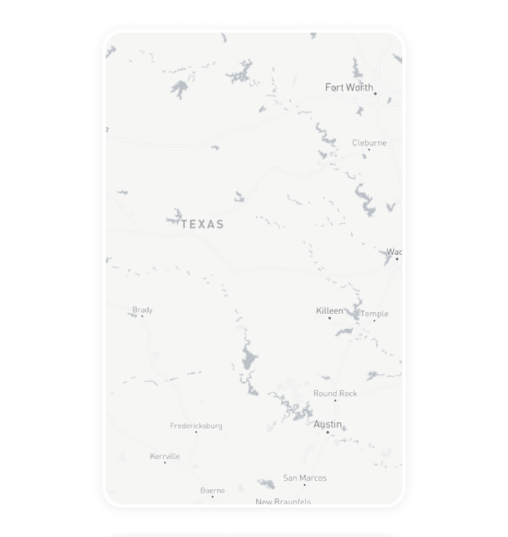 Digital out-of-home advertising inventory card for Texas