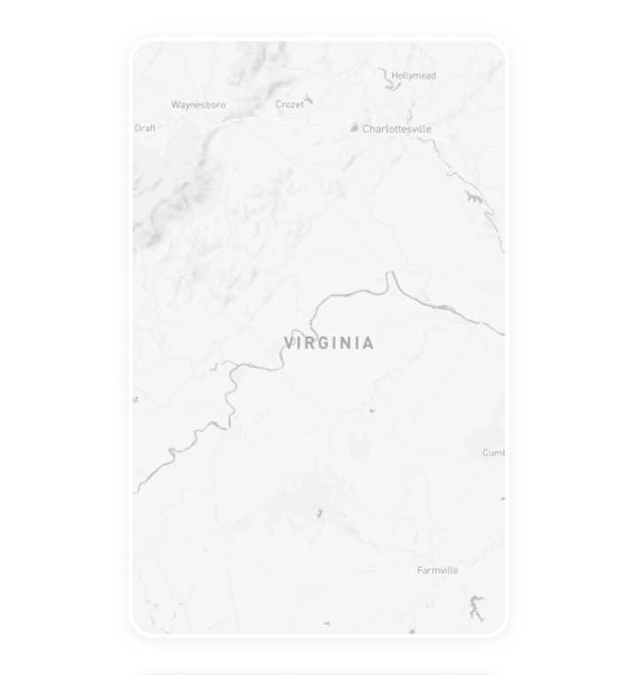 Digital out-of-home advertising inventory card for Virginia