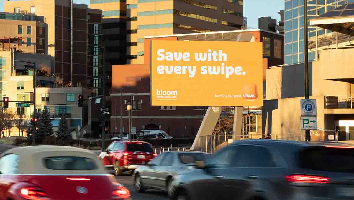 Roadside digital billboard used for outdoor advertising in Colorado