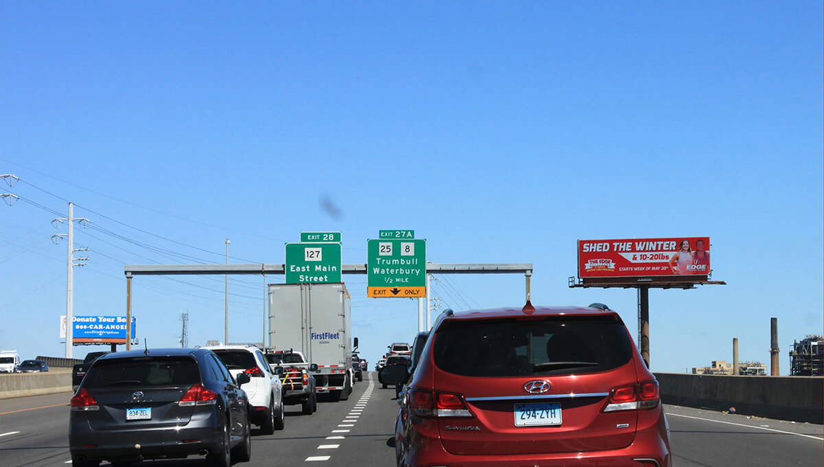 Outdoor digital billboard advertising in Connecticut