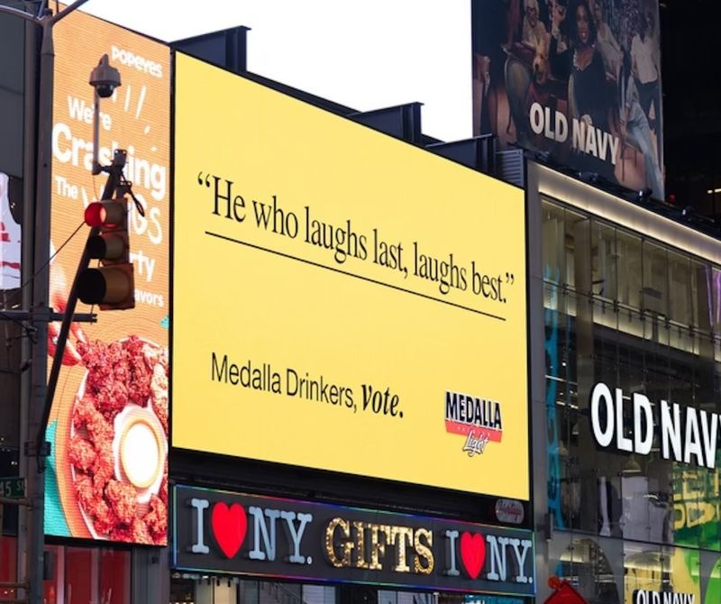 Billboard in Time Square