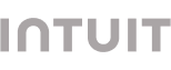 Intuit company logo displayed in grayscale