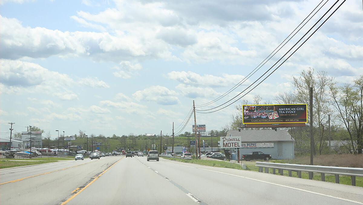 Outdoor digital billboard advertising in Kentucky
