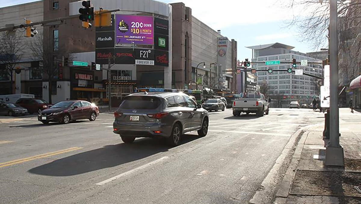 Digital billboard advertising displayed in Maryland