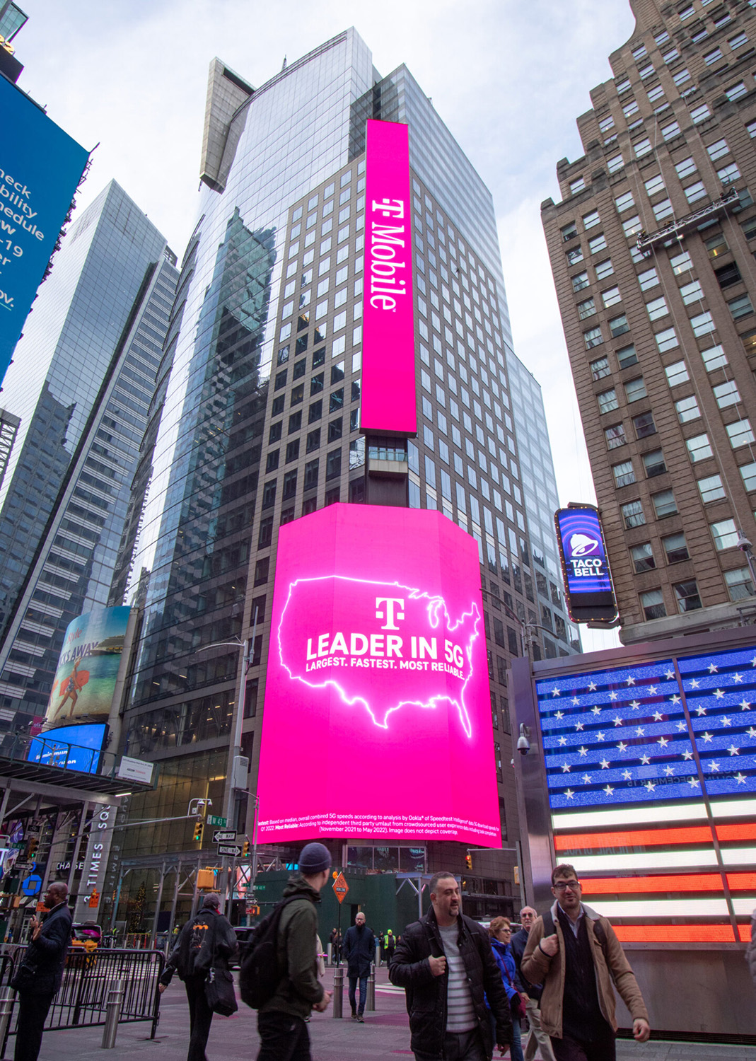 Outdoor digital billboard advertising in New York City
