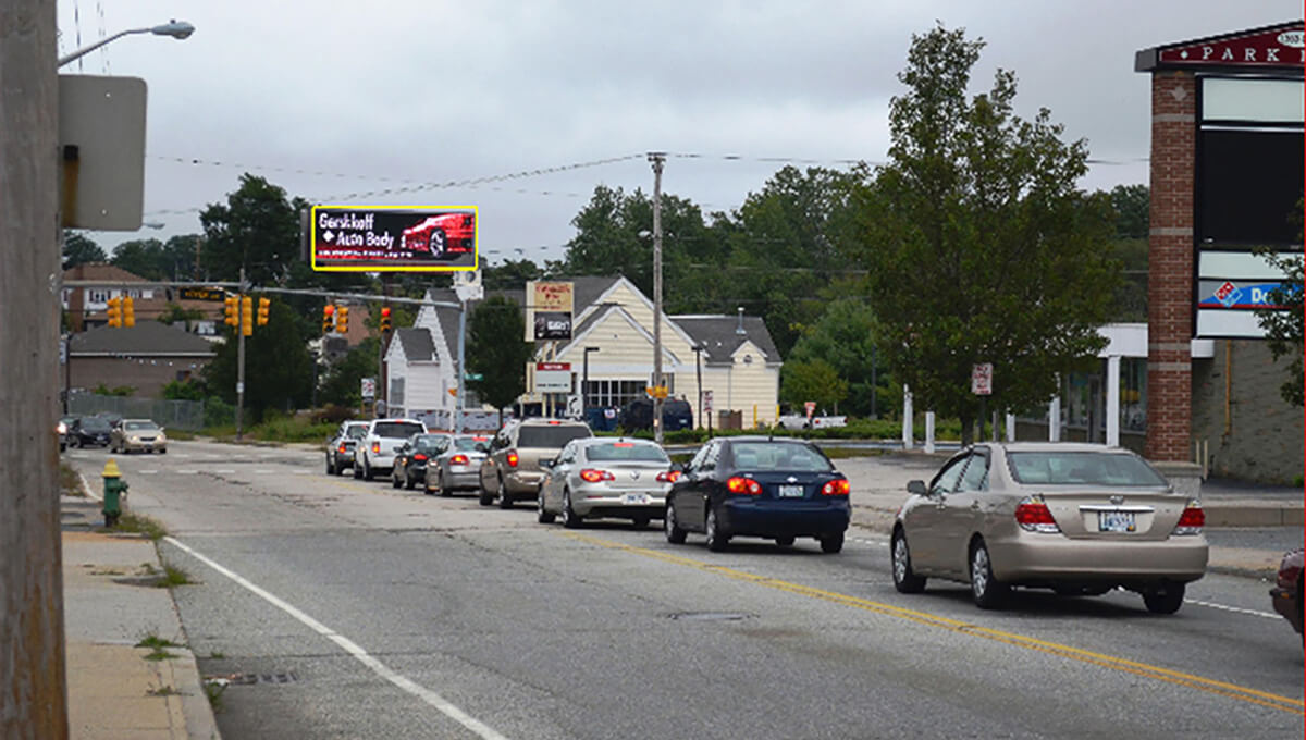 Outdoor digital billboard advertising in Rhode Island