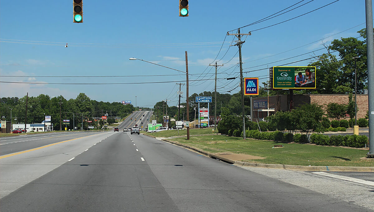 Outdoor digital billboard advertising in South Carolina