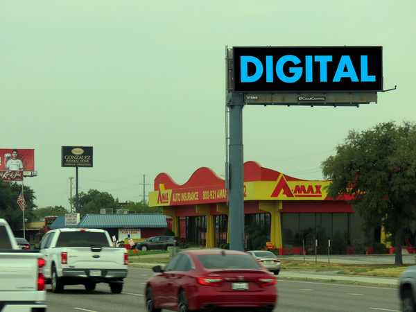 texas Digital out-of-home billboard displayed in Texas