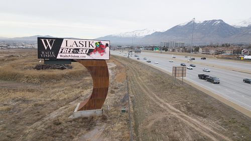 utah_2 Roadside digital billboard used for outdoor advertising in Utah