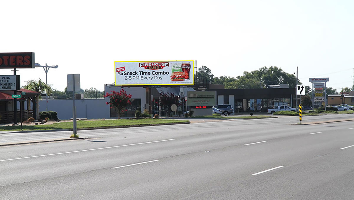 Digital billboard advertising displayed in Virginia