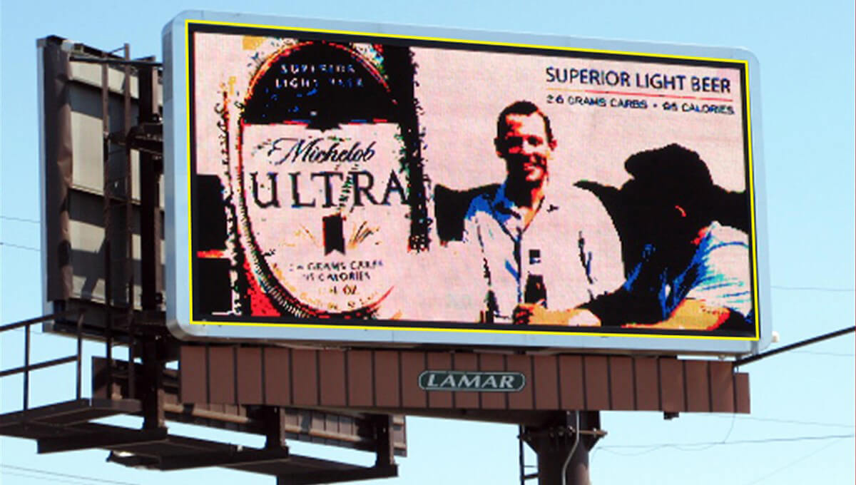 Digital out-of-home billboard displayed in Washington state